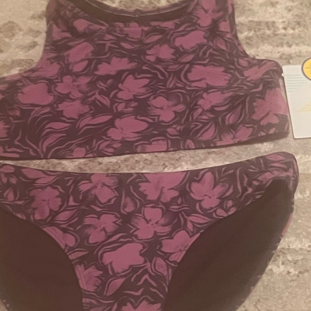 Z by Zella two piece swimsuit size 14 girls NWT